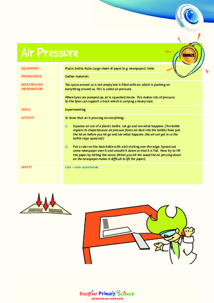 Air Pressure Worksheet