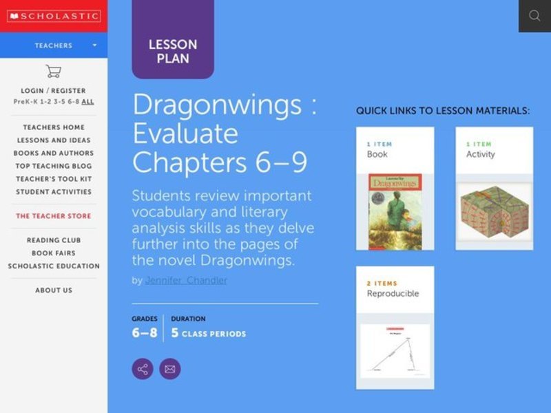Laurence Yep's, Dragonwings Lesson Plan