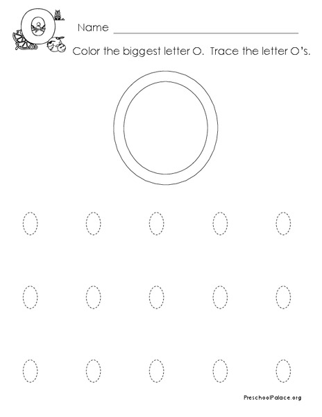 Alphabet Letter O Lesson Plan