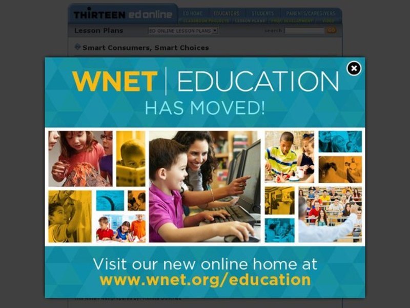Smart Consumers, Smart Choices Lesson Plan