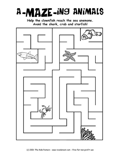 Amazing Animals Worksheet