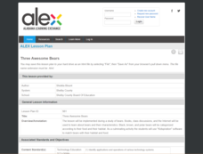 Three Awesome Bears Lesson Plan