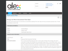 Energy and Work Amusement Park Style Lesson Plan