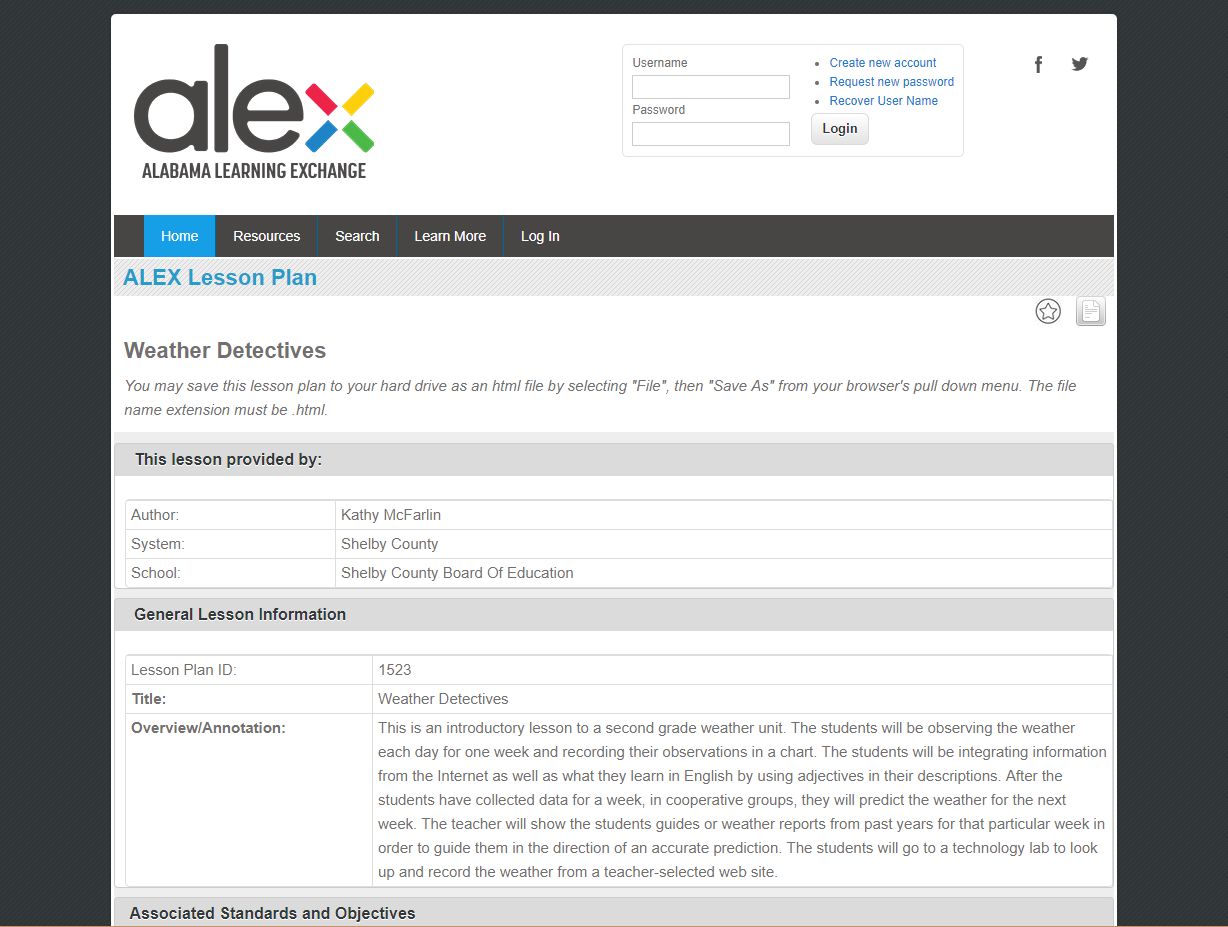 Weather Detectives Lesson Plan
