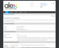 Our World is Like a Rainbow Lesson Plan