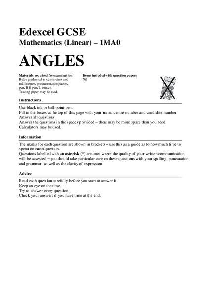 Angles Assessment