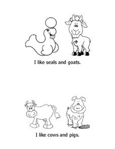 Animal Sentences Worksheet
