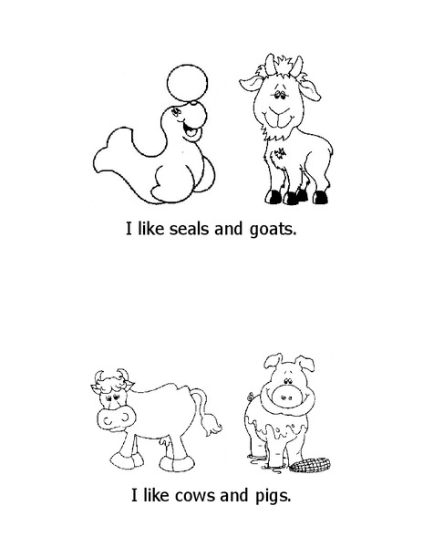 Animal Sentences Worksheet