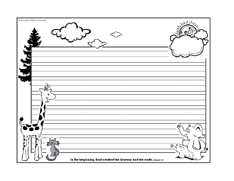 Animal Stationary Printables