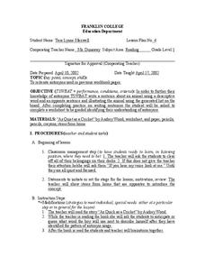 Antonyms Lesson Plan