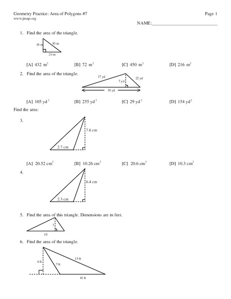 Area of Polygons Lesson Plan