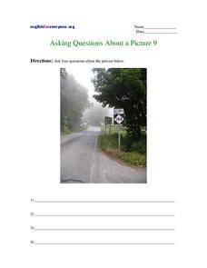 Asking Questions About a Picture 9 Worksheet
