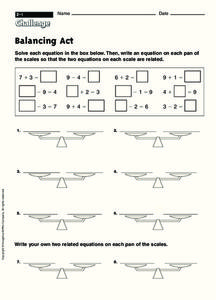Balancing Act Worksheet