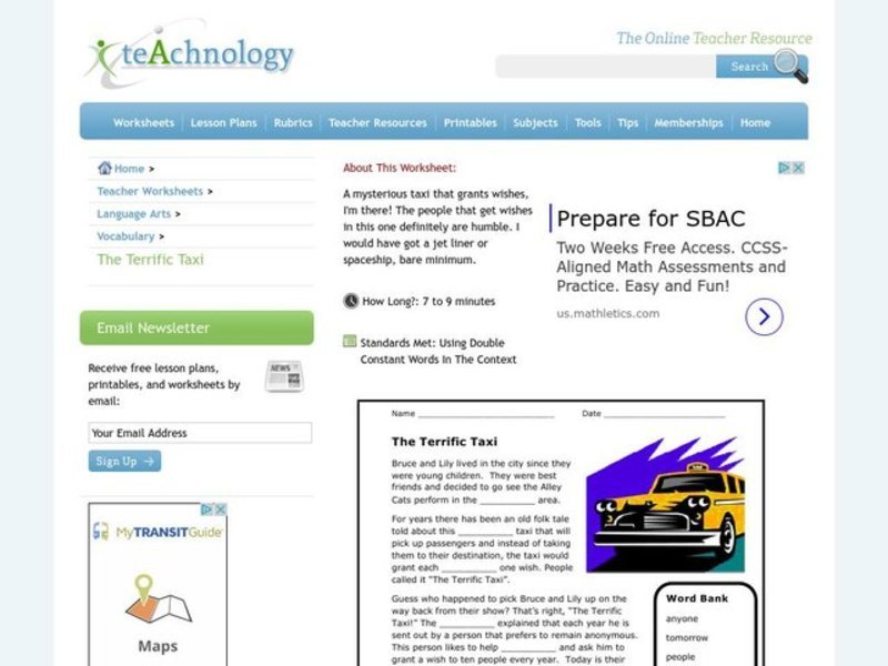 Bank On It Worksheet