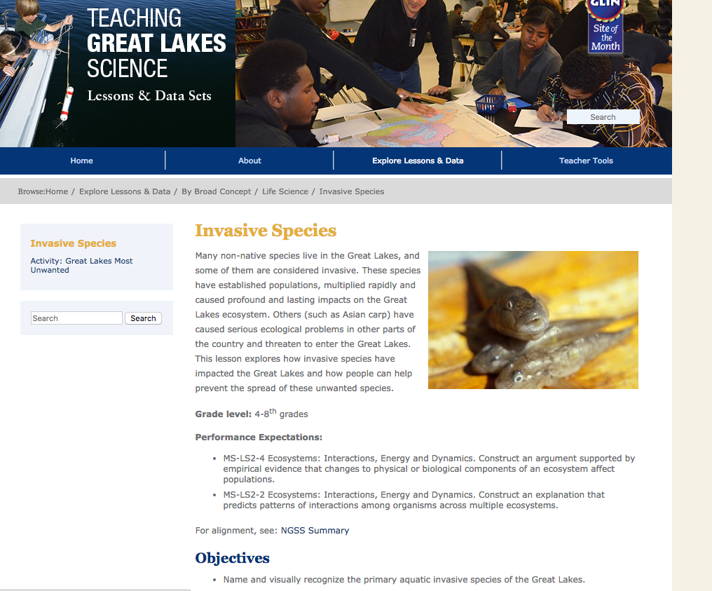 Invasive Species Lesson Plan