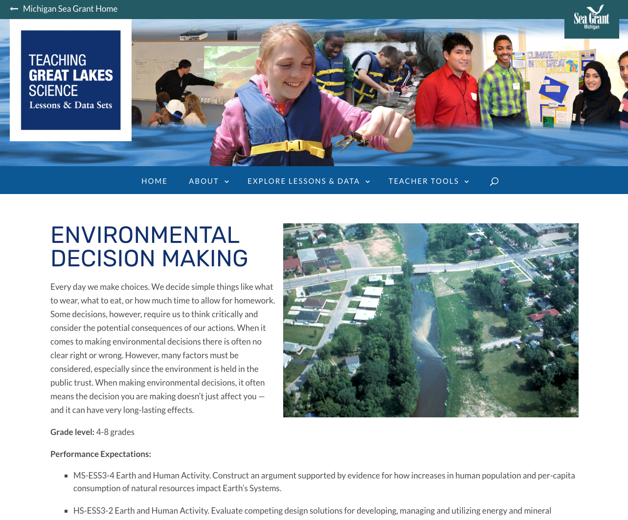 Environmental Decision Making Lesson Plan