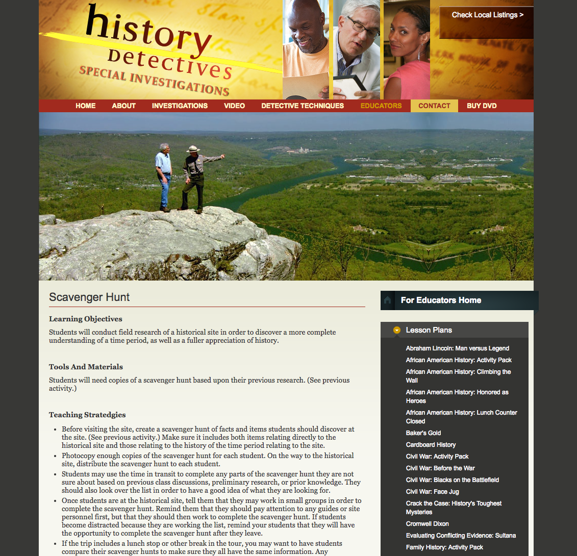 Scavenger Hunt Activity