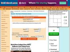 Baseball Word Search Worksheet