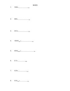 Bases Worksheet