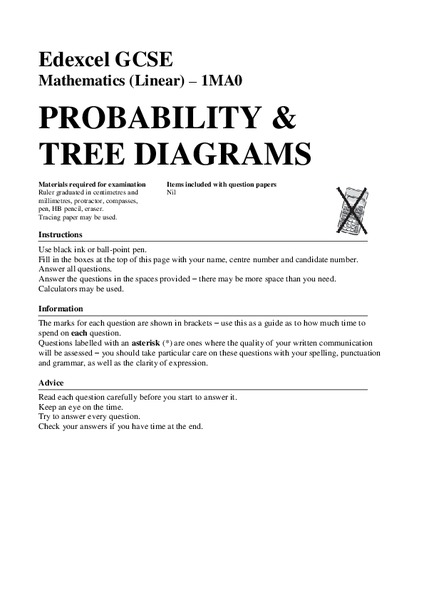 Tree Diagrams Assessment