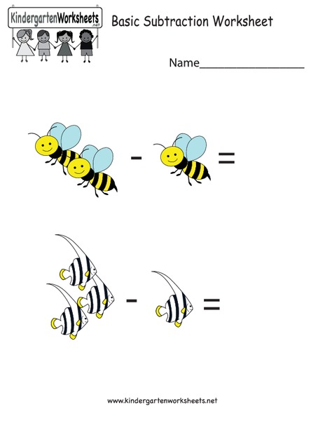 Basic Subtraction Worksheet