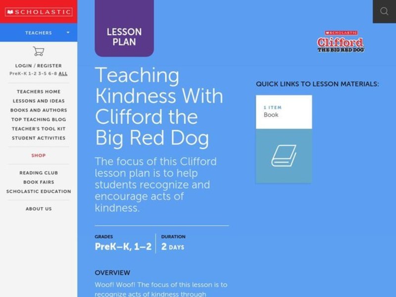 Be Kind Lesson Plan