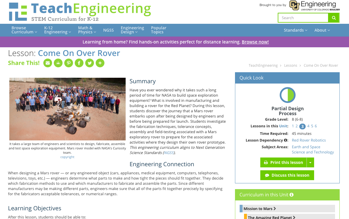 Come On Over Rover Lesson Plan
