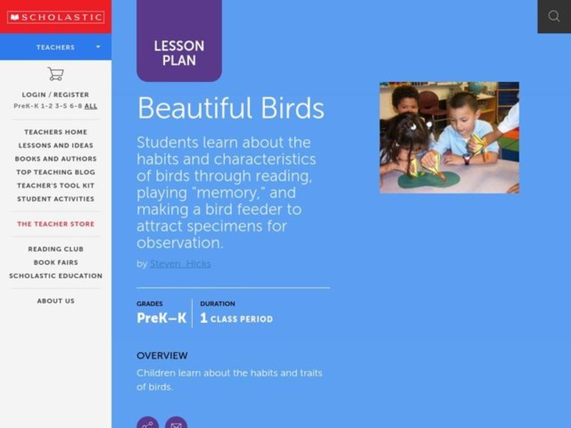 Beautiful Birds Lesson Plan