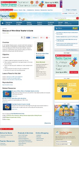 Because of Winn-Dixie Lesson Plan