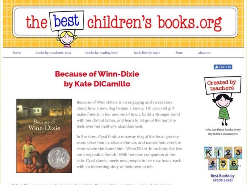 Because of Winn-Dixie Lesson Plan