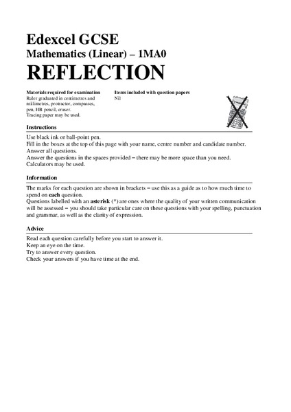 Reflections Assessment