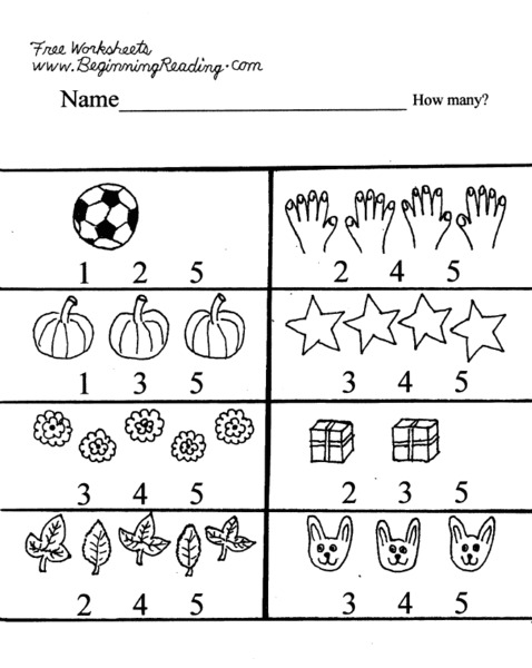 Beginning Counting Lesson Plan
