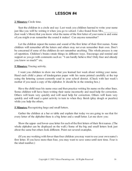 Beginning Sounds Lesson Plan