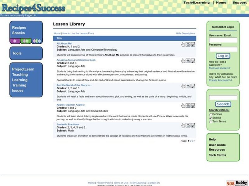 Beginning with Bosch Lesson Plan