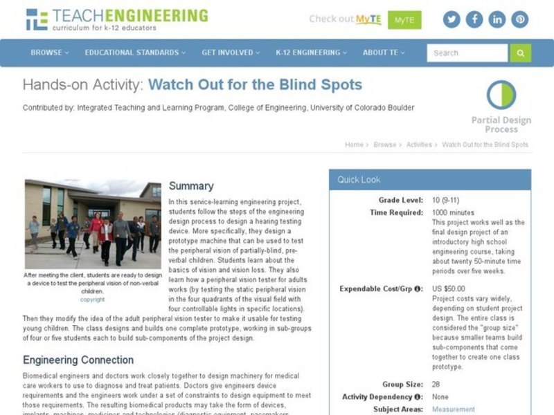 Watch Out for the Blind Spots Activity