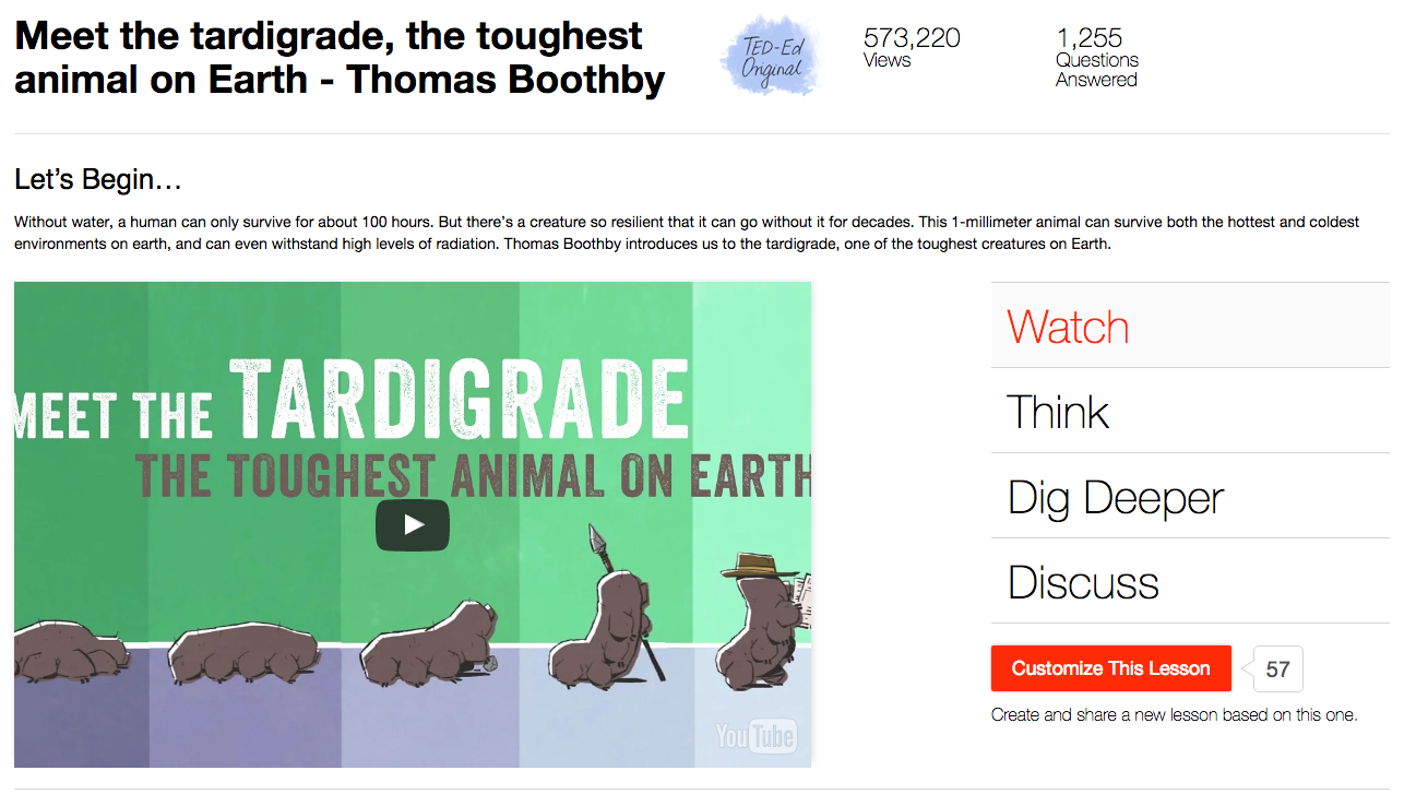 Meet the Tardigrade, the Toughest Animal on Earth Instructional Video