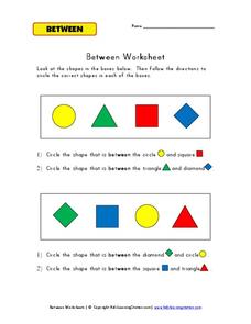 Between Worksheet Worksheet