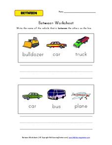 Between Worksheet Worksheet