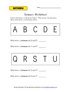 Between Worksheet Worksheet