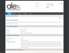 Flutter By, Butterfly! Lesson Plan