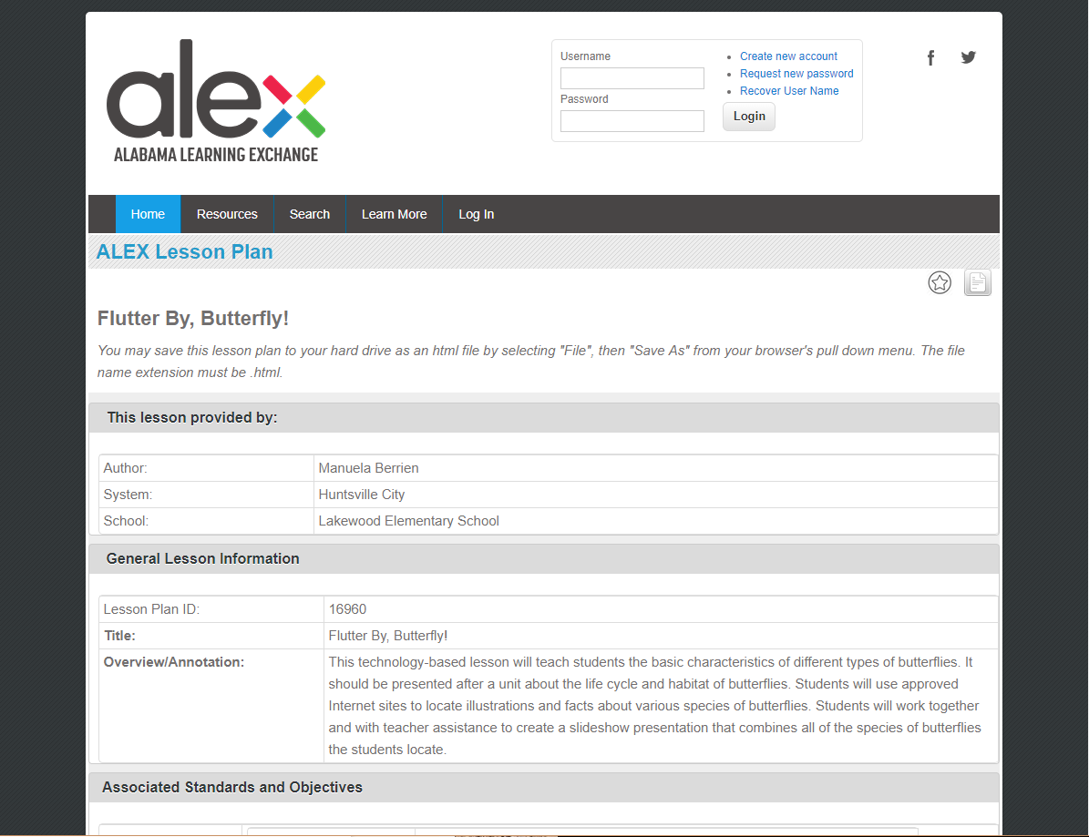 Flutter By, Butterfly! Lesson Plan