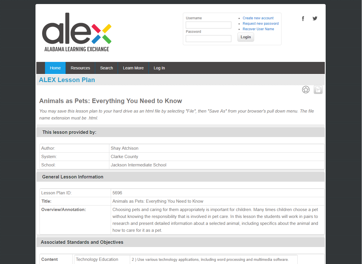 Animals as Pets: Everything You Need to Know Lesson Plan