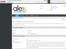 Math: Navigating the World Around Me Lesson Plan