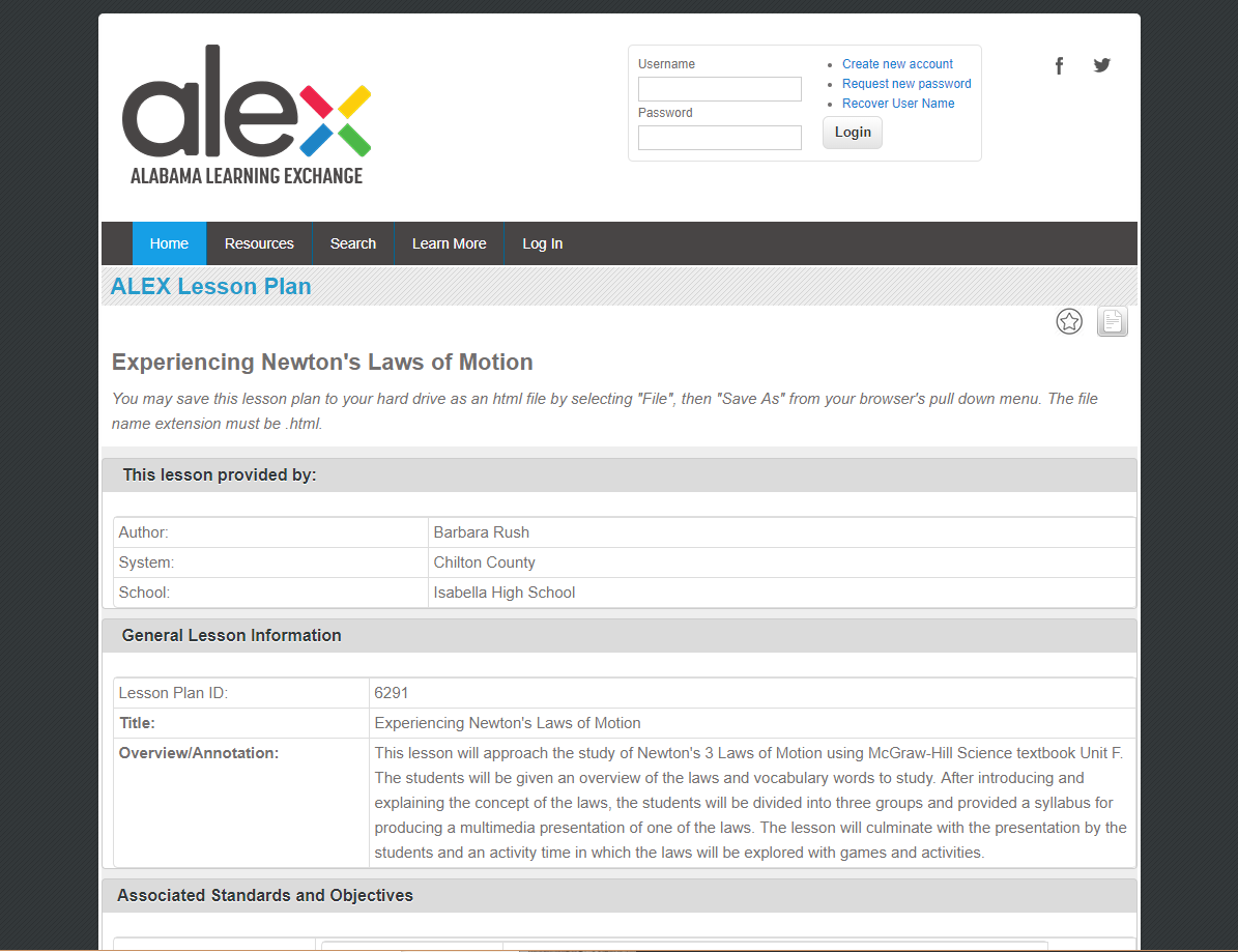 Experiencing Newton's Laws of Motion Lesson Plan