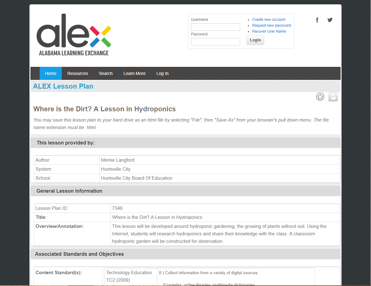 Where is the Dirt? A Lesson in Hydroponics Lesson Plan