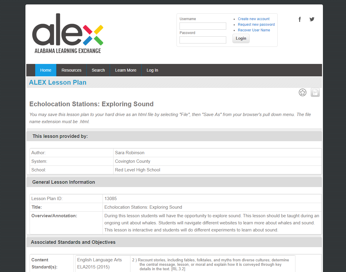 Echolocation Stations: Exploring Sound Lesson Plan