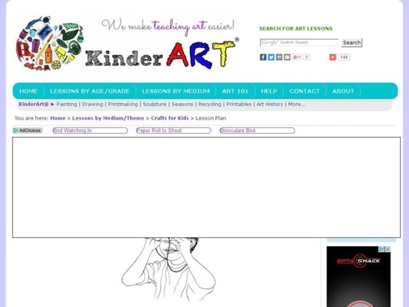 Bird Binoculars Lesson Plan