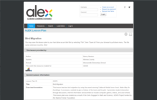 Bird Migration Lesson Plan