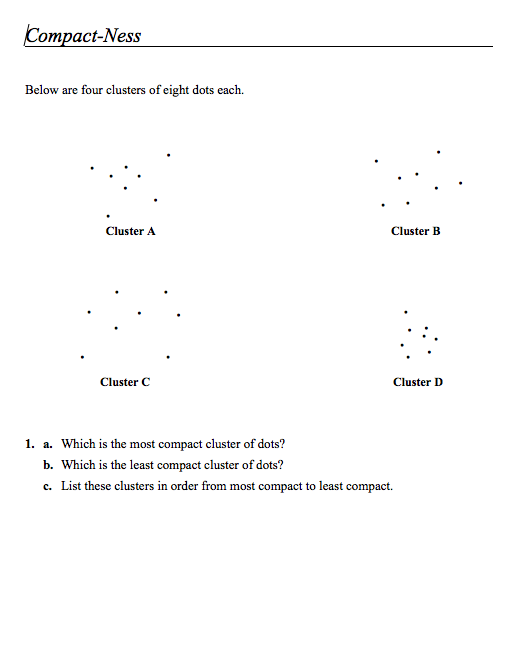 Compact-Ness Assessment