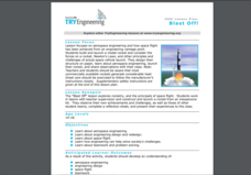 Blast Off! Lesson Plan